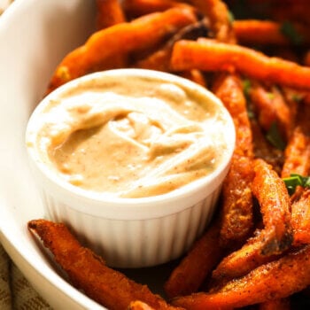 Creamy  Garlicky   Sweet Potato Fries Dipping Sauce - 55