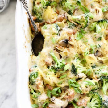 Creamy Garlic Spaghetti Squash Casserole  Paleo  Whole30   Dairy Free  - 70