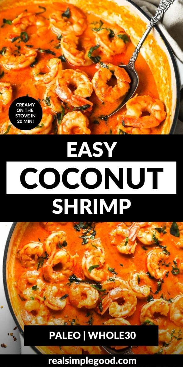 Easy (20-Minute!) Creamy Coconut Shrimp