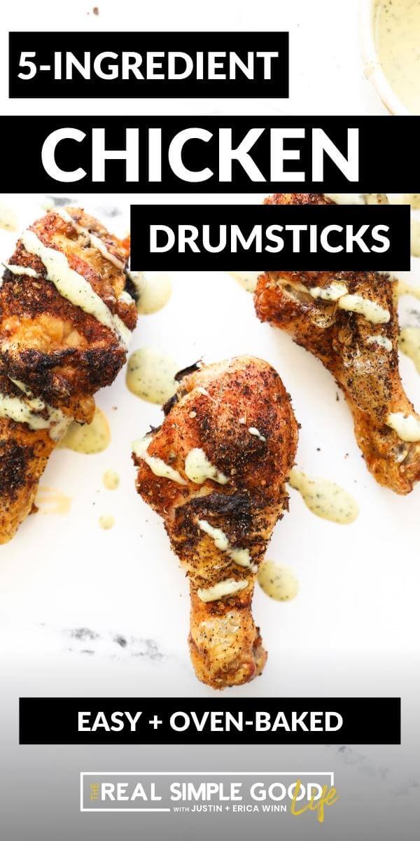 Easy 5-Ingredient Baked Chicken Drumsticks