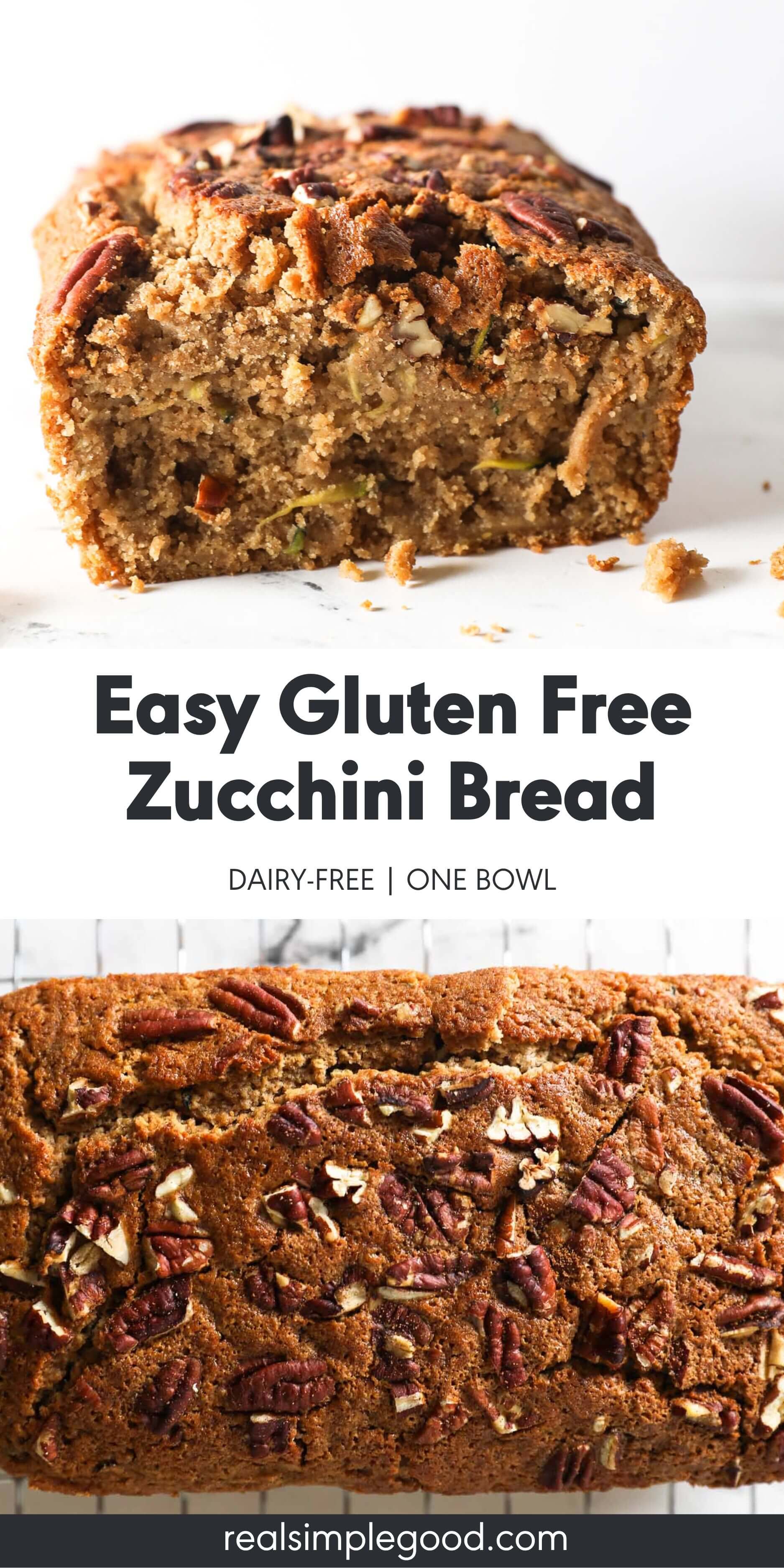 Easy Gluten Free Zucchini Bread (Vegan, too!)