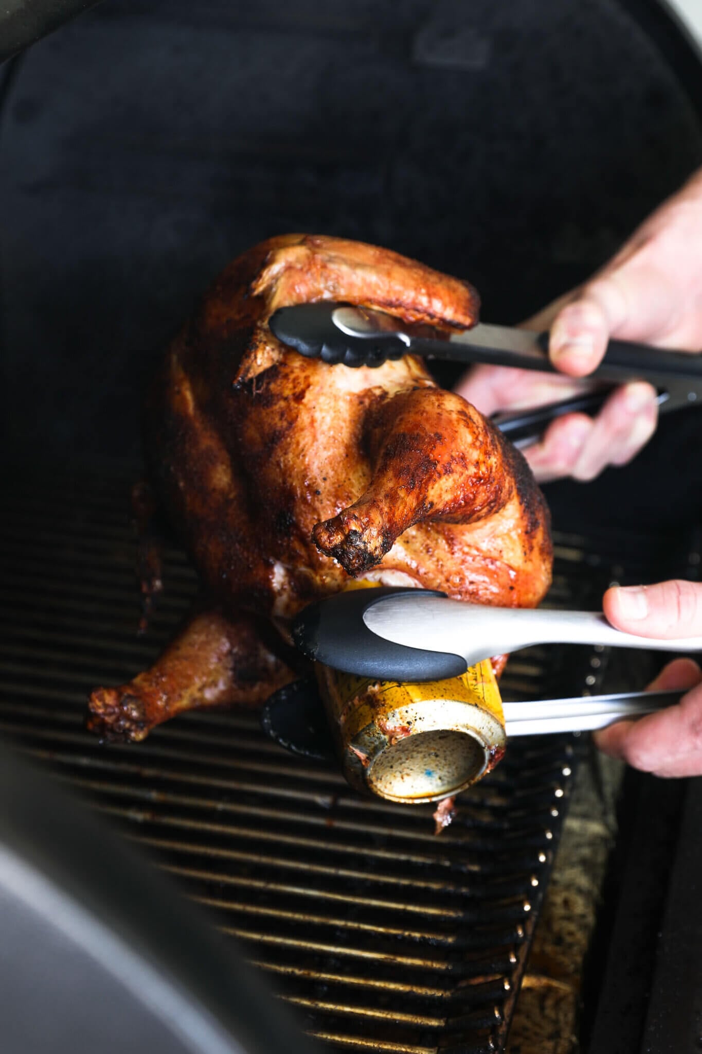 Easy Traeger Beer Can Chicken (Crispy Skin!) Real Simple Good