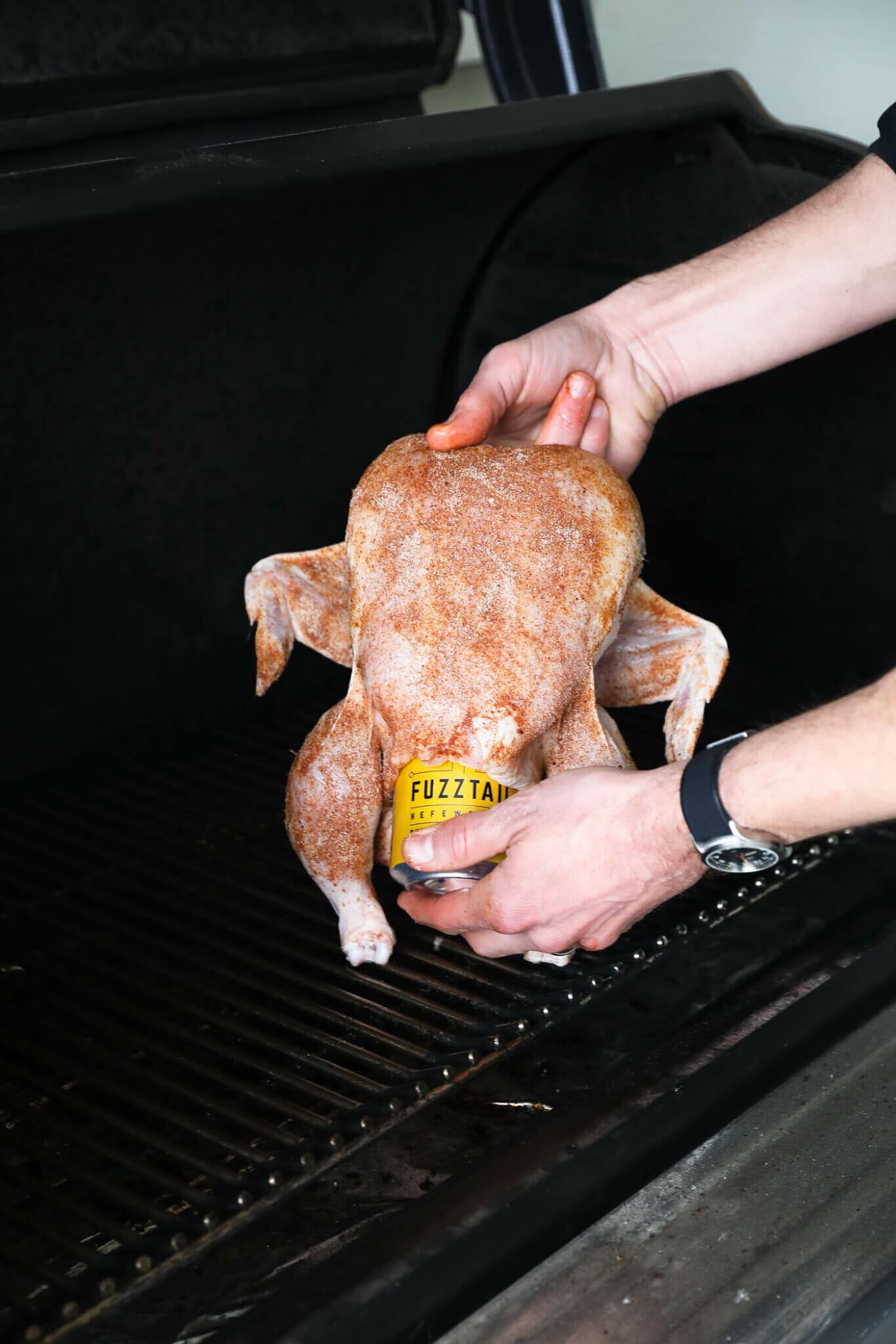 Easy Traeger Beer Can Chicken (Crispy Skin!) Real Simple Good