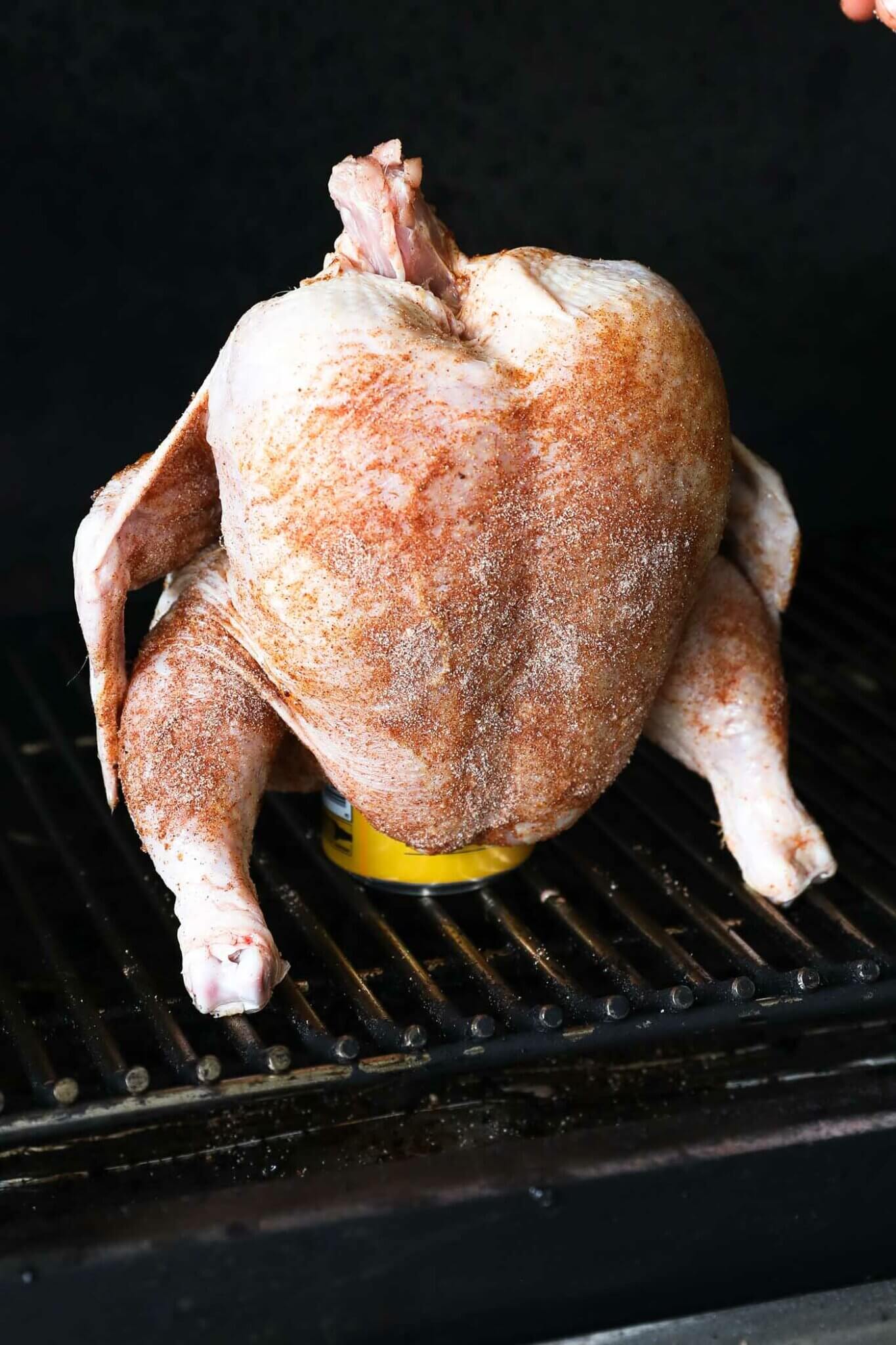 Easy Traeger Beer Can Chicken (Crispy Skin!) Real Simple Good