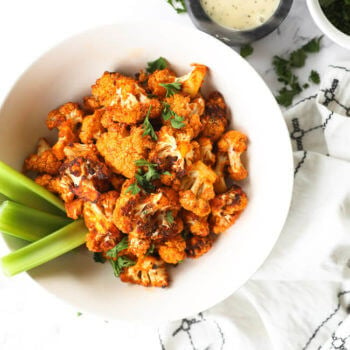 Easy Air Fryer Buffalo Cauliflower - 25