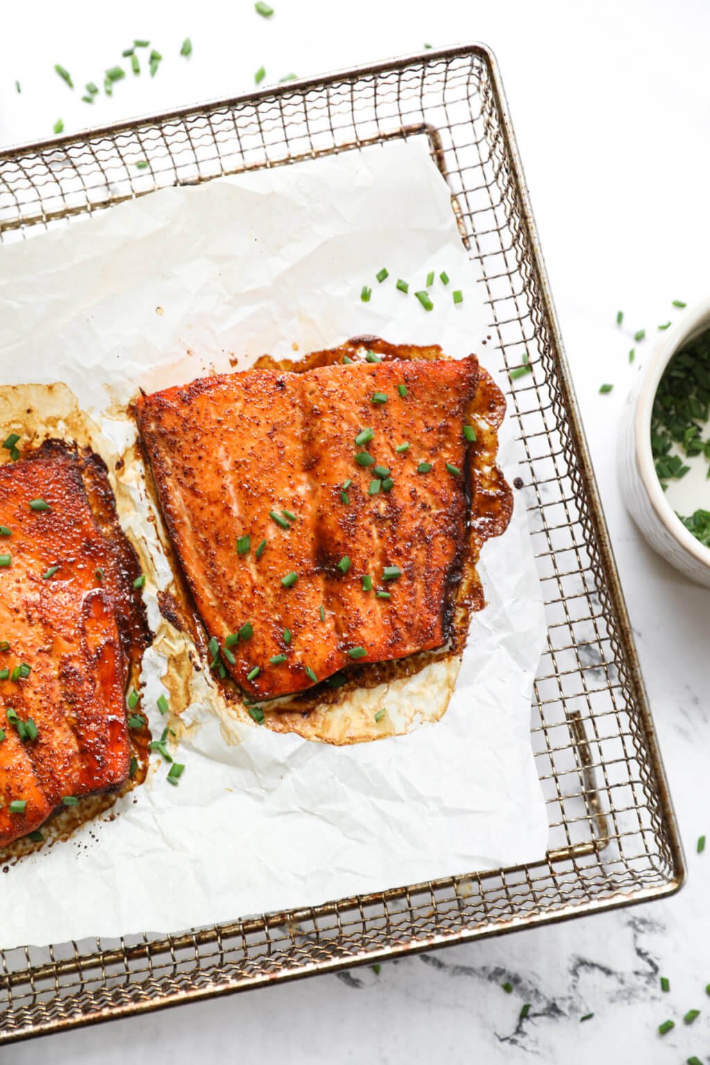 Easy Air Fryer Frozen Salmon (No Thaw!) Real Simple Good