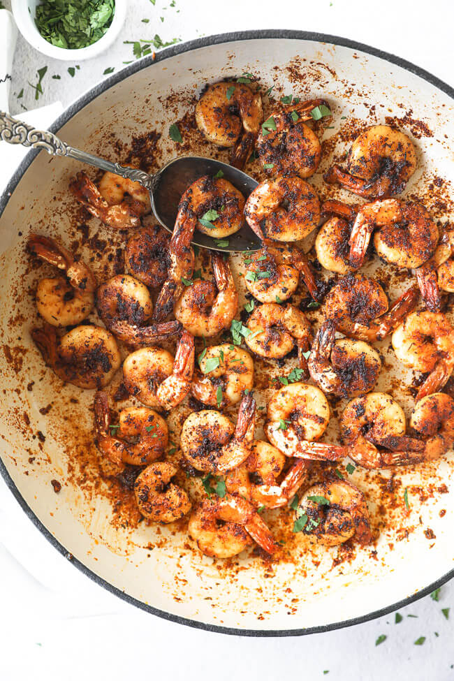 Quick   Easy One Pan Blackened Shrimp - 59