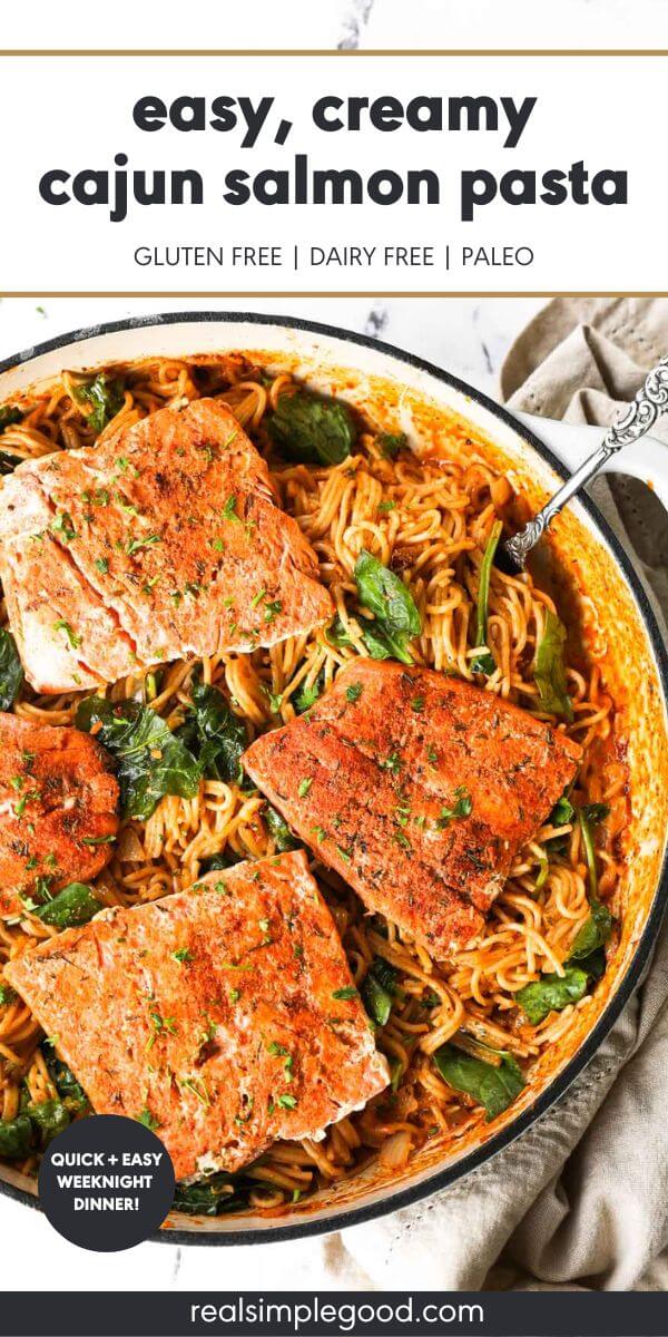 30 Minute Creamy Cajun Salmon Pasta - 93