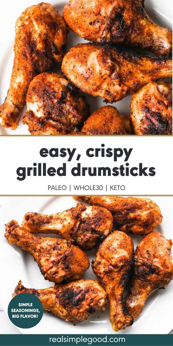 Crispy Grilled Chicken Drumsticks (Simple Seasonings, BIG Flavor)