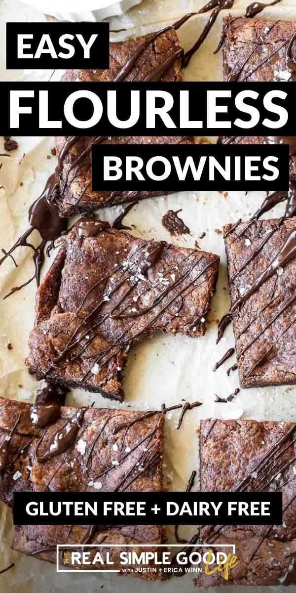Easy Dairy Free Flourless Brownies