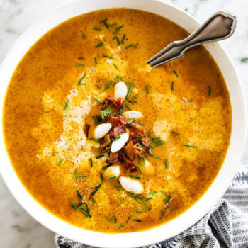 Easy Pumpkin Soup  Paleo   Whole30  - 12