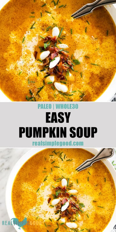 Easy Pumpkin Soup  Paleo   Whole30  - 46