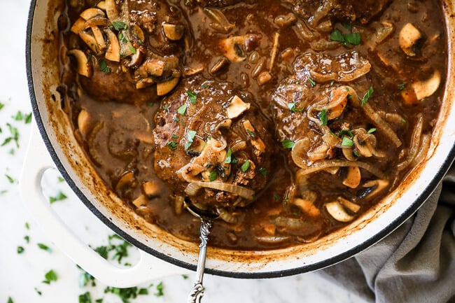 Easy Homemade  30 Minute   Salisbury Steak - 94