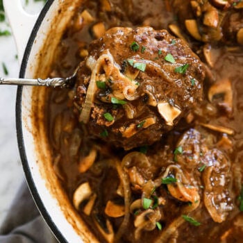 Easy Homemade  30 Minute   Salisbury Steak - 9