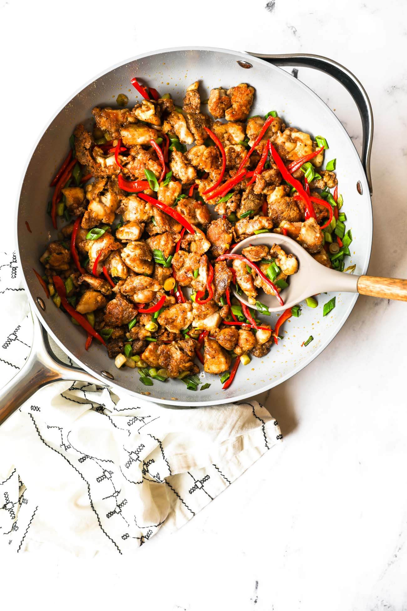 Easy 25 Minute Salt and Pepper Chicken - 9