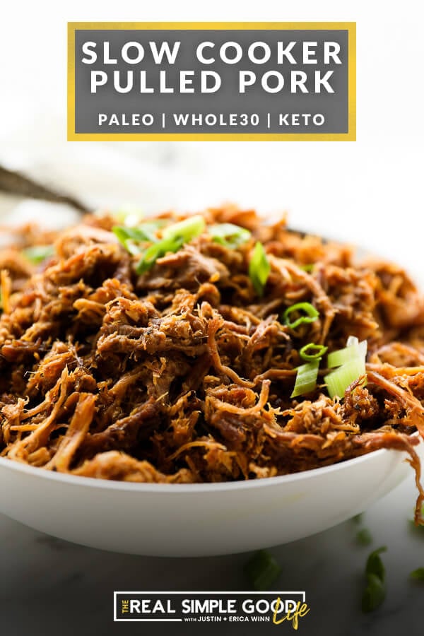 Easiest Ever Slow Cooker Pulled Pork (Keto + Whole30)