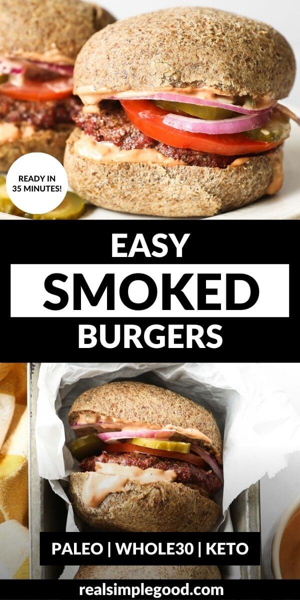 Easy Smoked Burgers (Fast!)