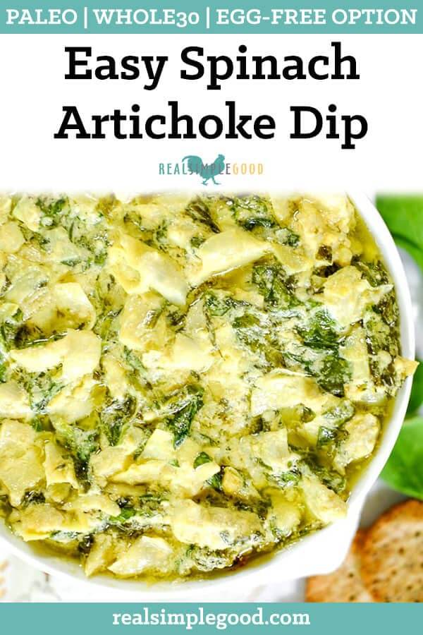 Healthy Spinach Artichoke Dip (5-Minute Prep)