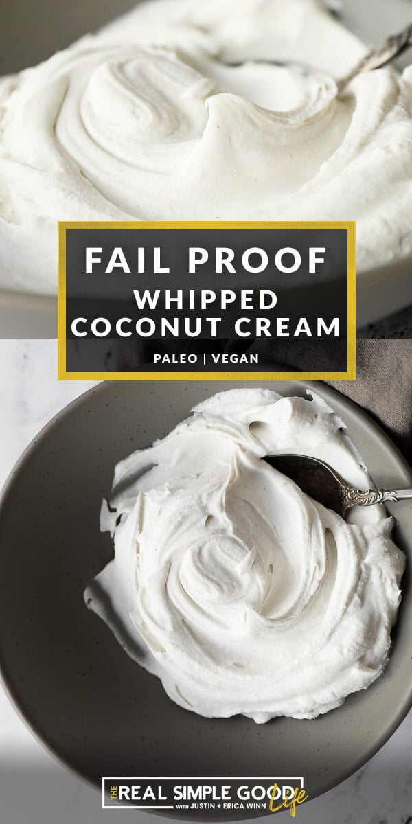 Light & Fluffy Coconut Cream Whipped Cream