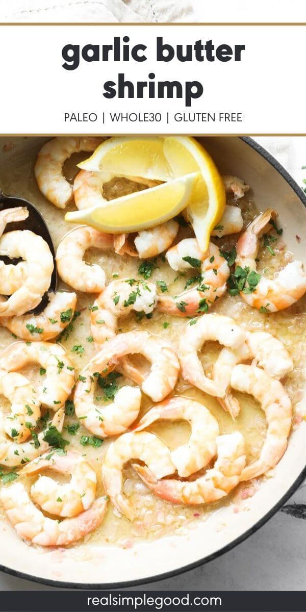 Easy Garlic Butter Shrimp (Twist of Lemon!) - Real Simple Good