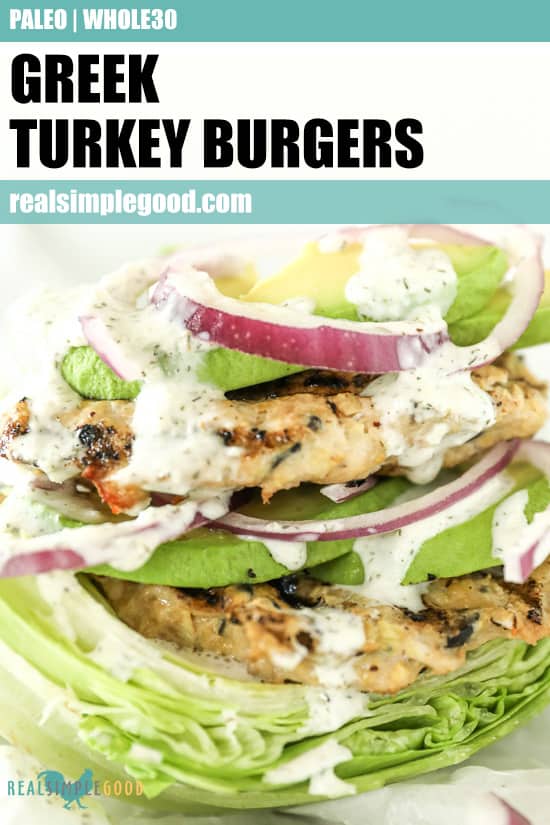 Greek Turkey Burgers  Paleo   Whole30  - 62