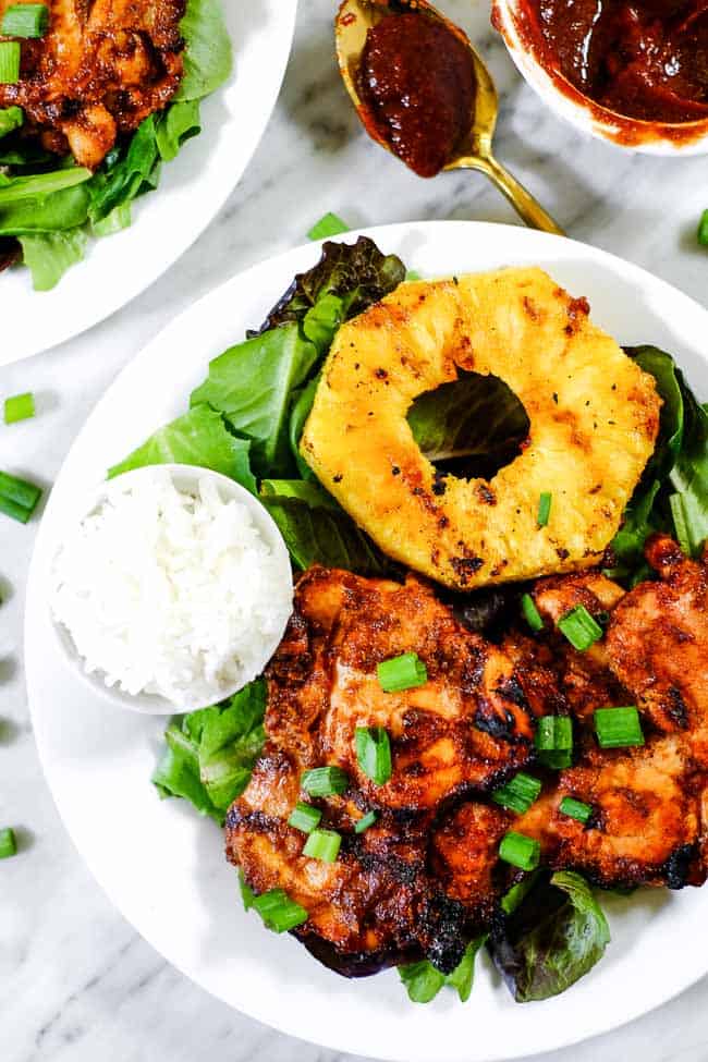 Grilled Pineapple Chicken (Paleo + Whole30) | The Real Simple Good Life