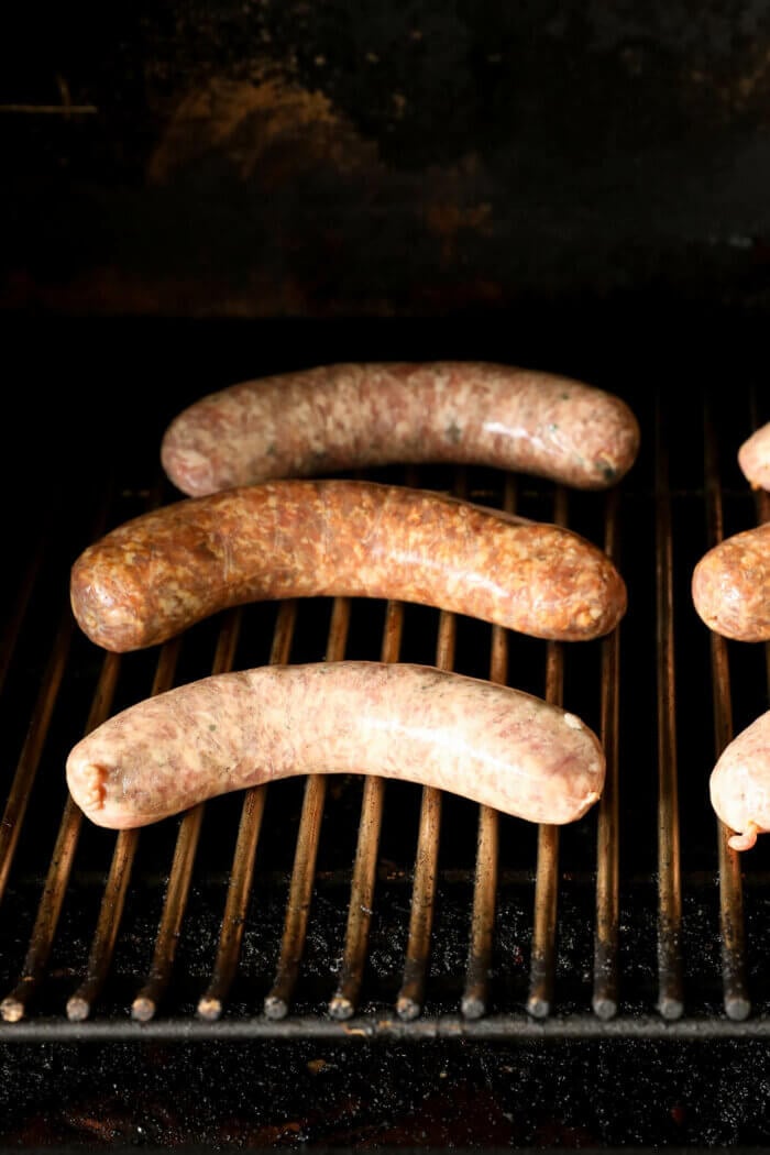 how to smoke sausage on a pellet grill