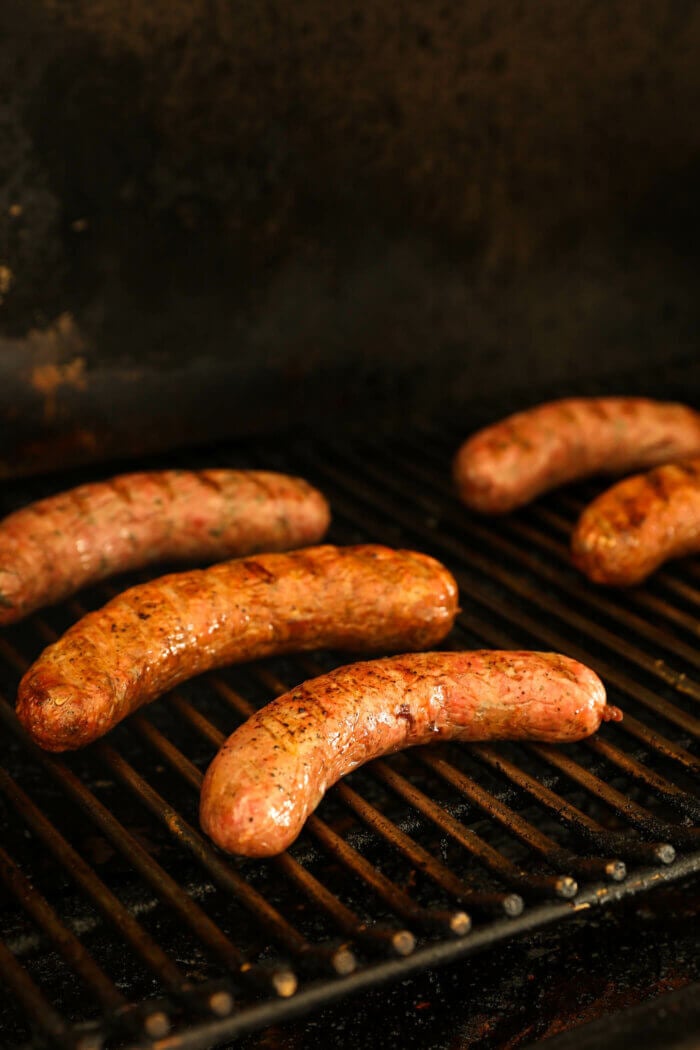 how to smoke sausage on a pellet grill