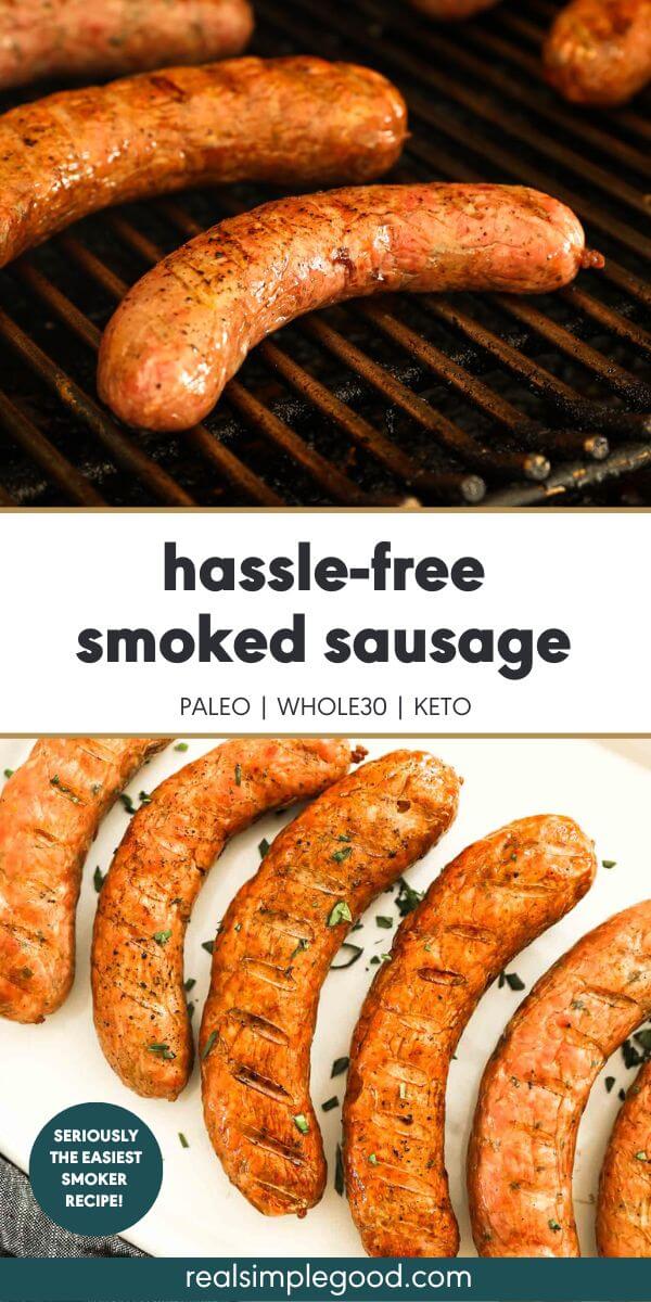 Hassle-Free Smoked Sausage (Pellet Grill or Smoker)