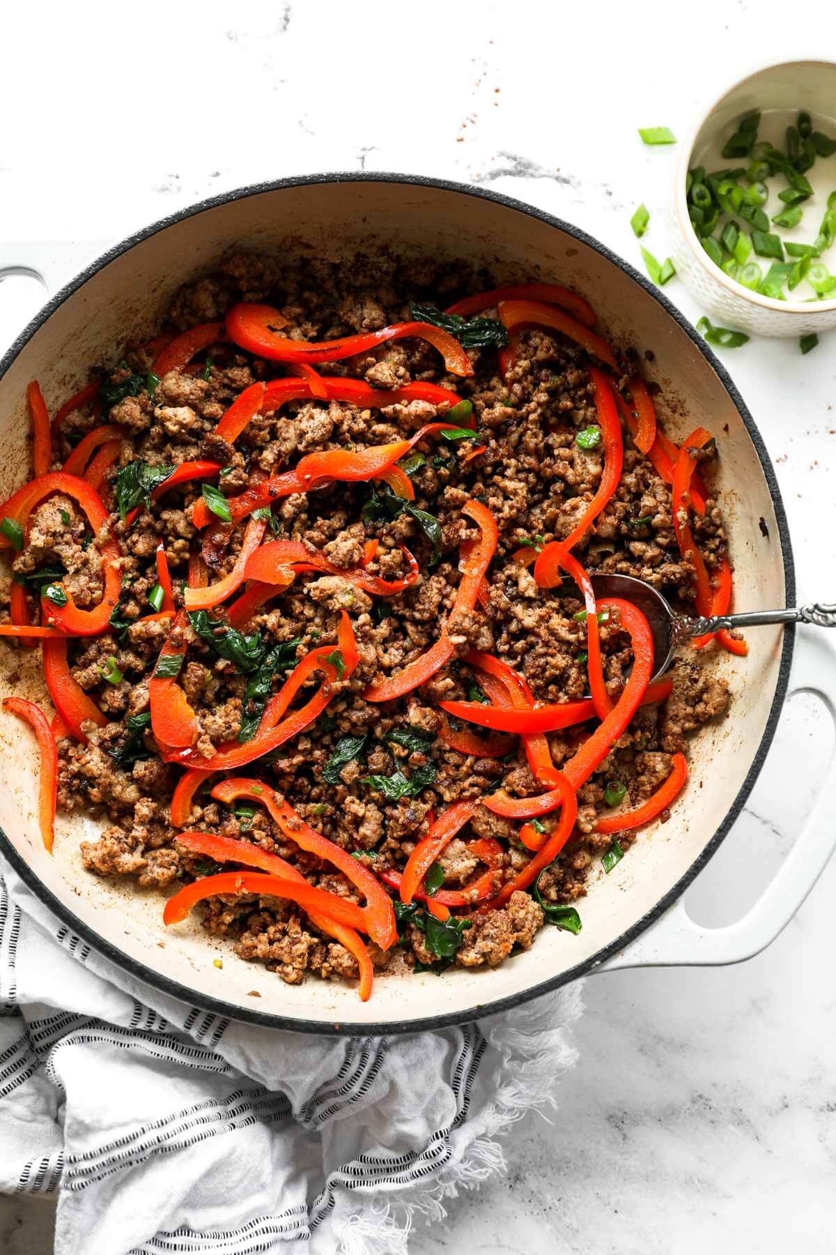 Thai basil minced pork