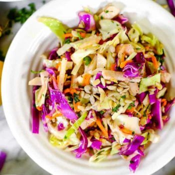 Healthy Coleslaw Recipe  Paleo   Whole30  No Mayo - 91