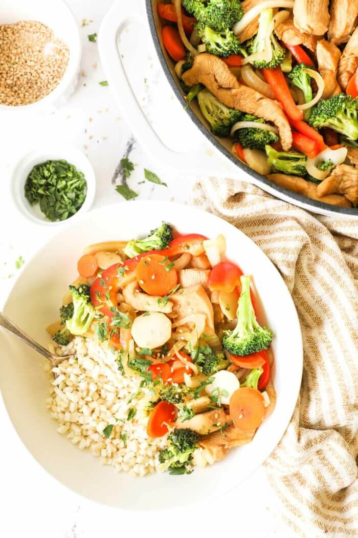 Healthy Marinated Chicken Stir Fry  One Pan   - 26