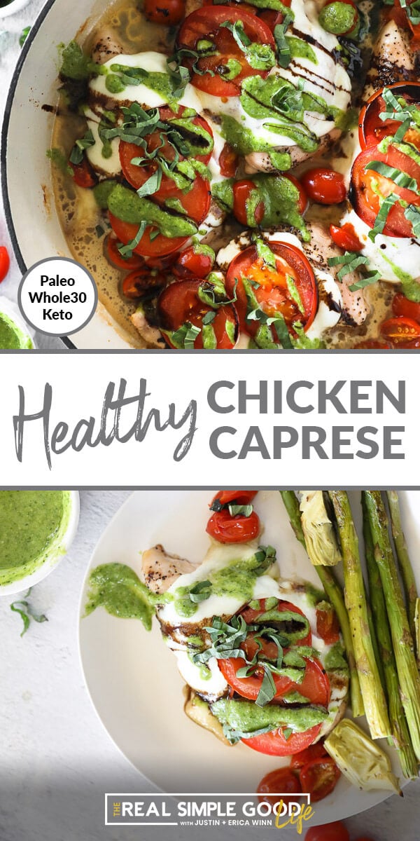 Healthy  Oven Baked Chicken Caprese - 22