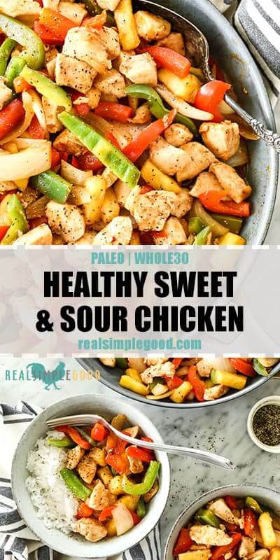 Healthy Sweet and Sour Chicken  Paleo   Whole30  - 41