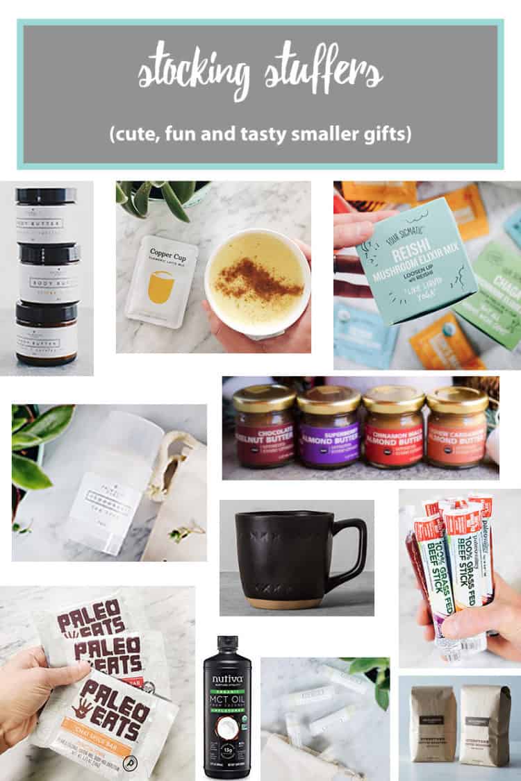 Our 2017 Holiday Gift Guide has picks For the Foodie, For Her, For Him and Stocking Stuffers - with special discount codes for some stocking stuffers, too! | realsimplegood.com #holidaygiftguide #gift #holidays
