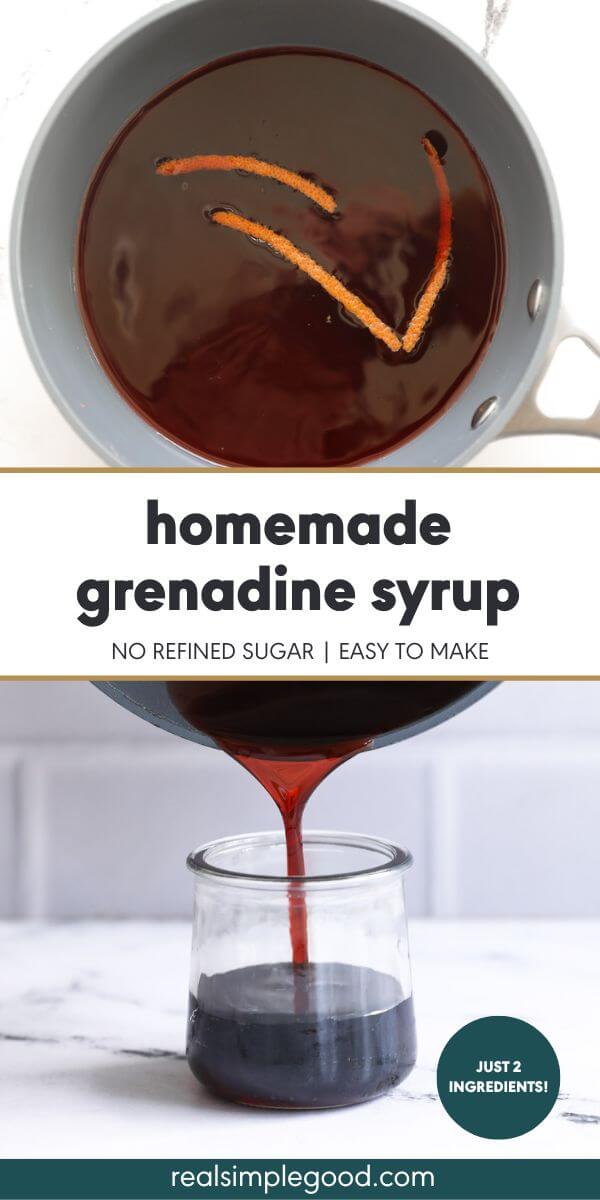 Easy Homemade Grenadine Syrup (Just 2 Ingredients!)