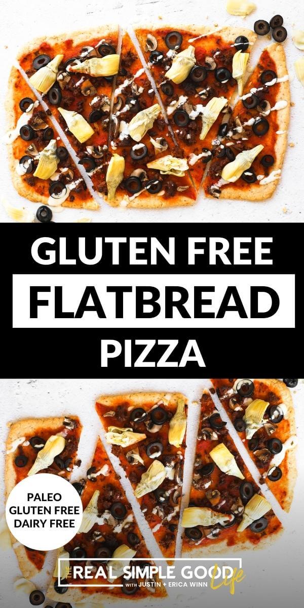 Homemade Gluten Free Flatbread Pizza