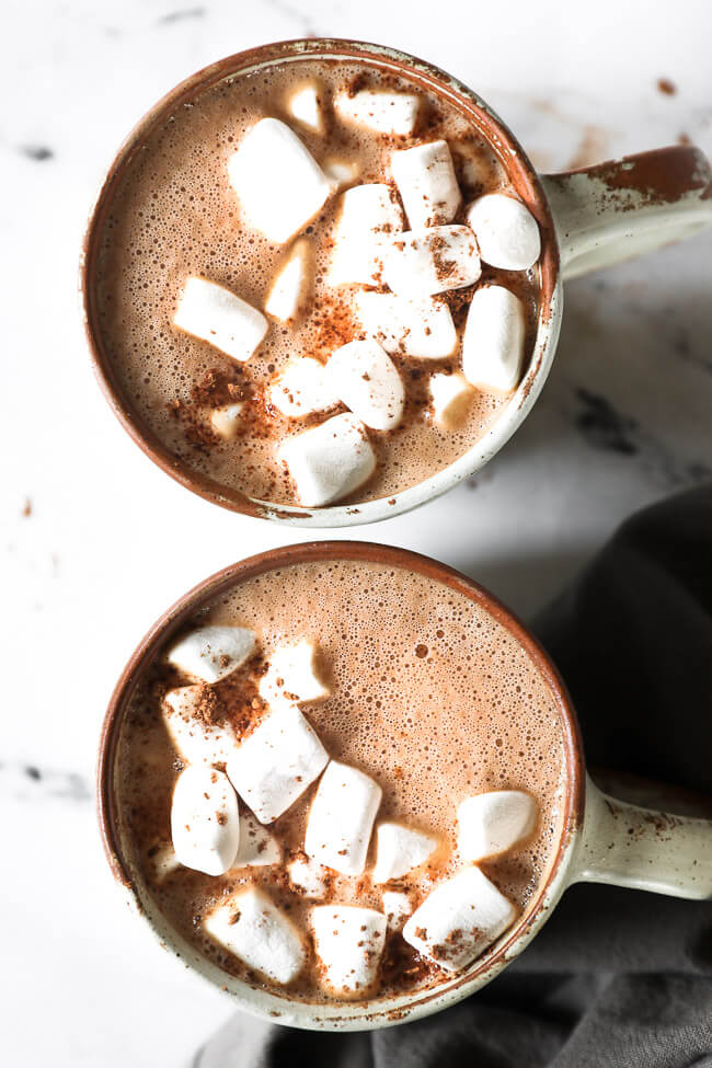 Homemade Vegan Hot Chocolate With A Boost Of Protein Real Simple Good