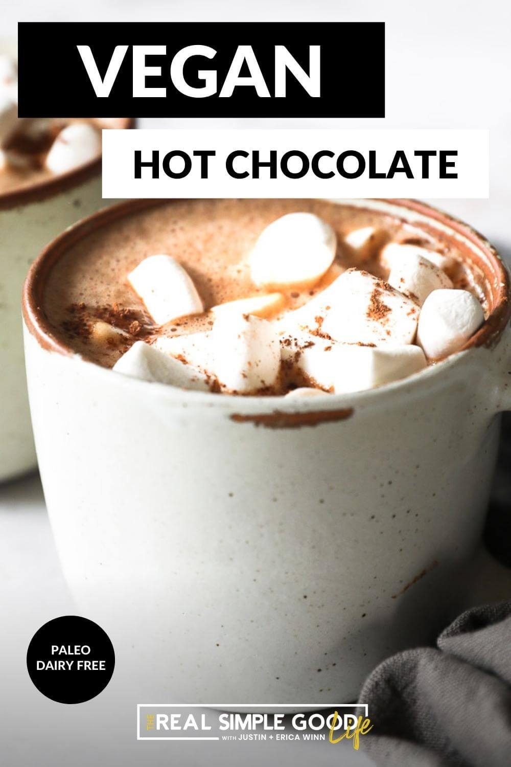 Homemade Vegan Hot Chocolate (with a boost of protein)