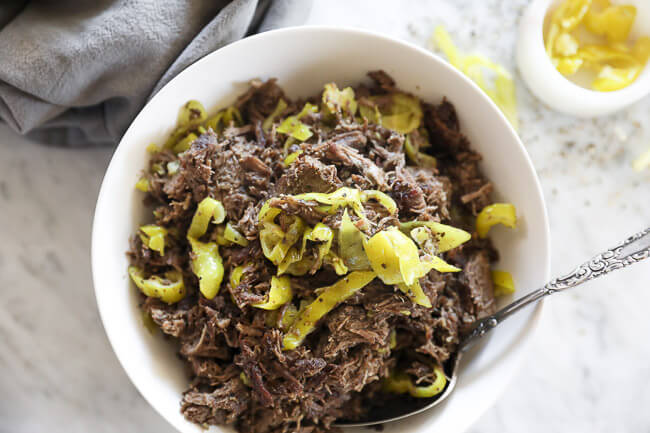 Instant pot italian discount beef with frozen roast