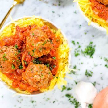 Instant Pot Spaghetti and Meatballs  Paleo   Whole30  - 26