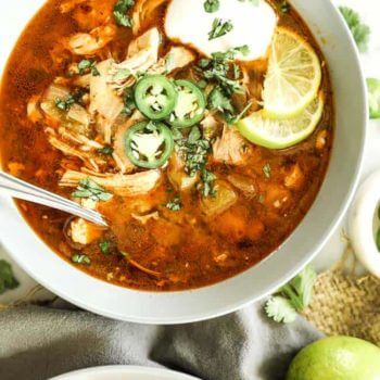 Instant Pot White Chicken Chili  Paleo  Whole30   Keto  - 92