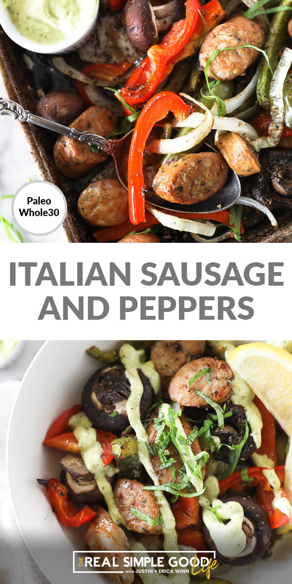 Italian Sausage and Peppers Recipe (Paleo + Whole30)