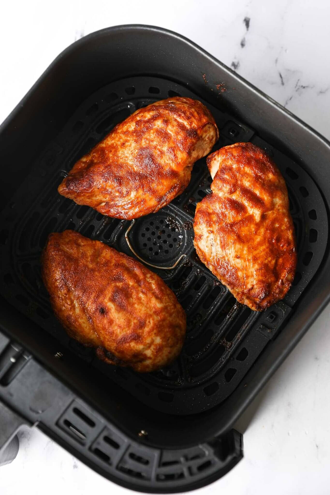 Juicy Air Fryer Frozen Chicken Breasts (No Thaw) - Real Simple Good