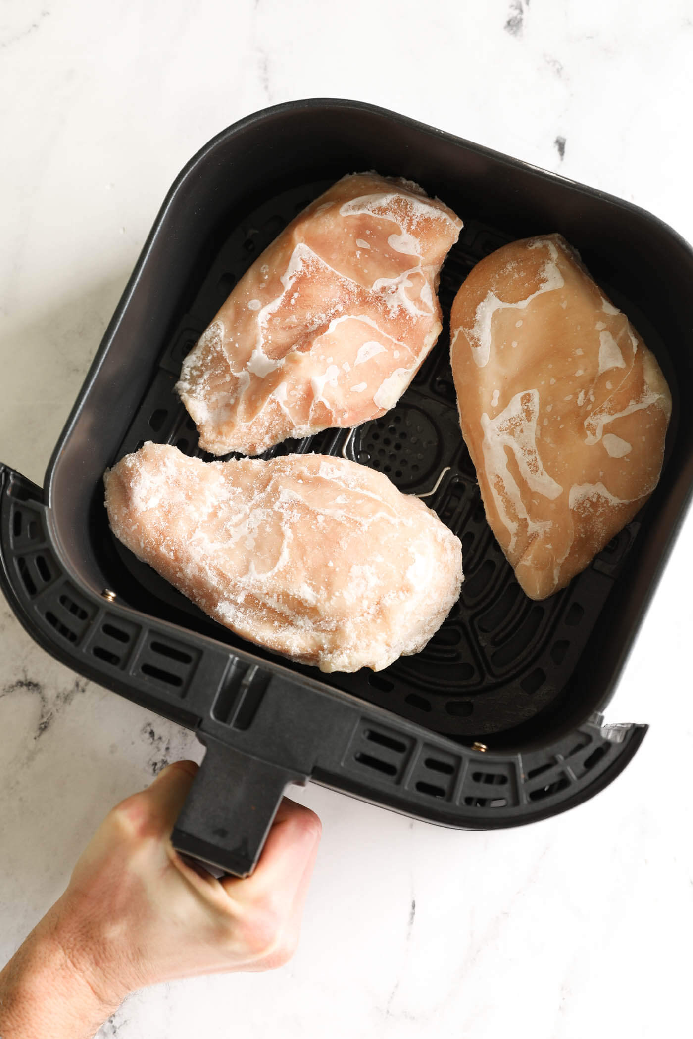 Air fryer 2025 chicken breast frozen