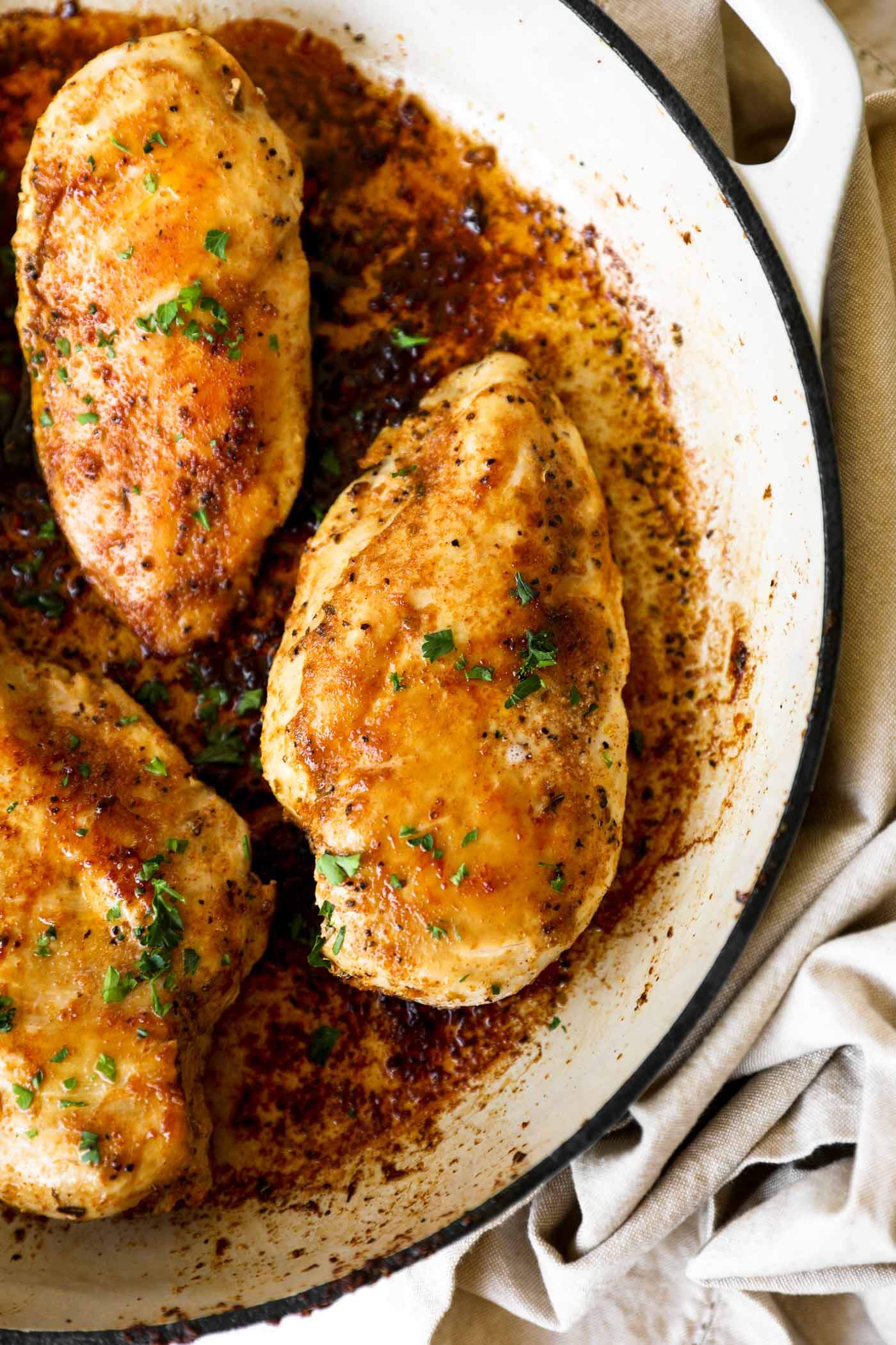 Juicy Buttery Cast Iron Skillet Chicken Breast Real Simple Good 