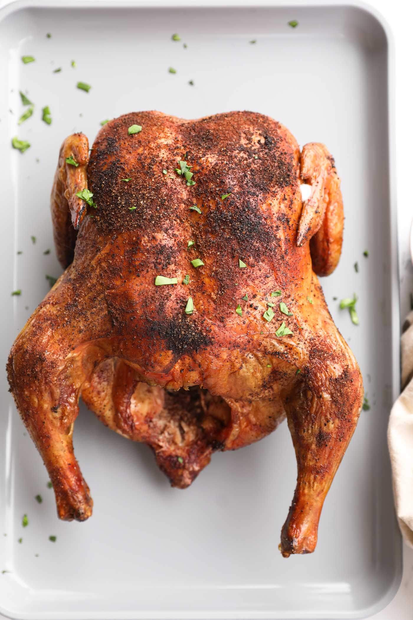 Smoked Whole Chicken Recipe - Juicy and Delicious