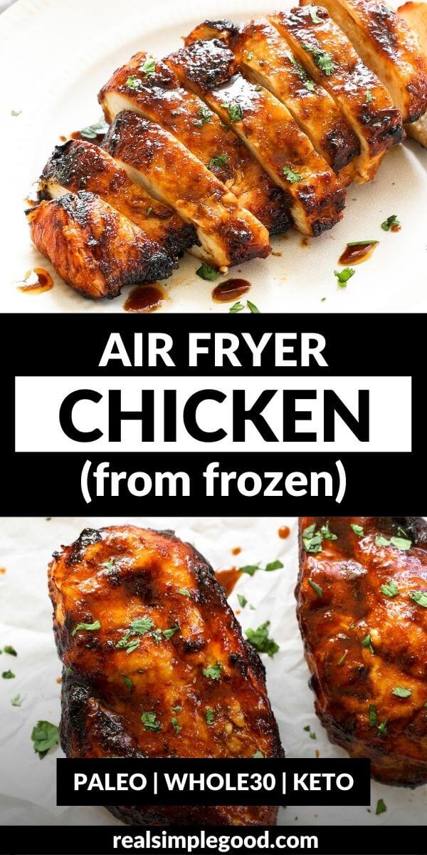 Juicy Air Fryer Frozen Chicken Breasts (No Thaw)