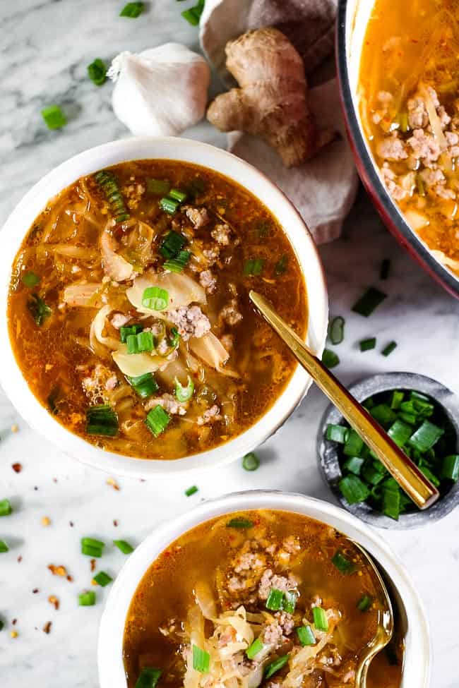 Kimchi Soup (Paleo, Whole30 + Keto) | The Real Simple Good Life