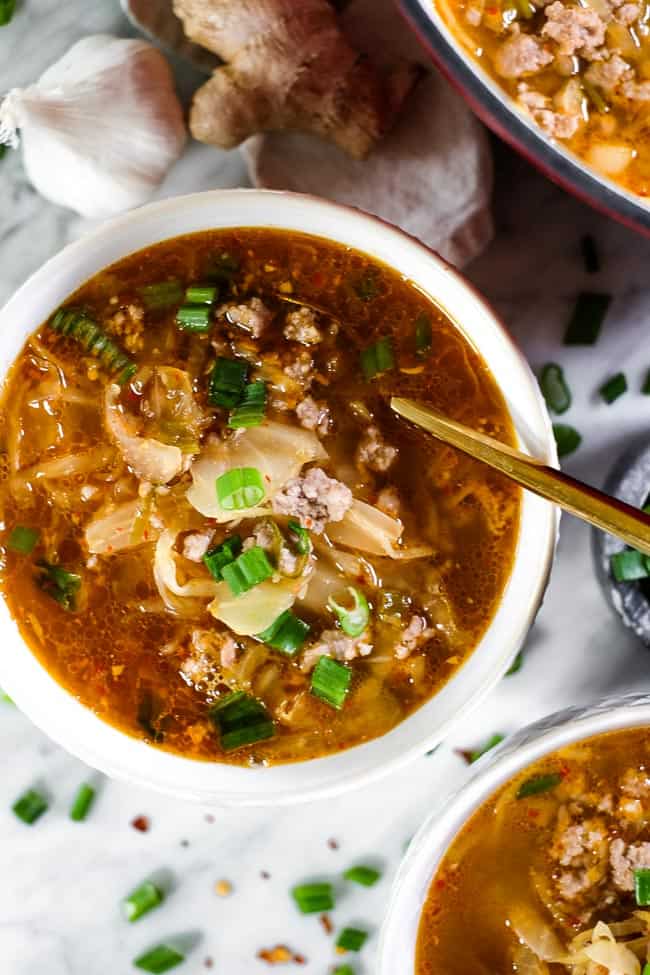 Kimchi Soup (Paleo, Whole30 + Keto) | The Real Simple Good Life